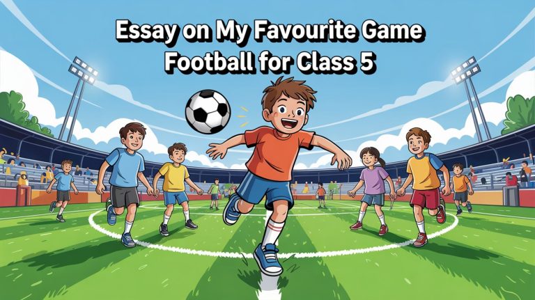 Essay On My Favourite Game Football For Class 5