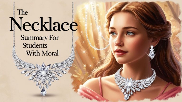 The Necklace Summary For Students With Moral