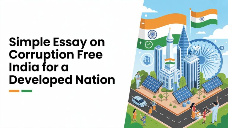 Simple Essay on Corruption free India for a developed nation