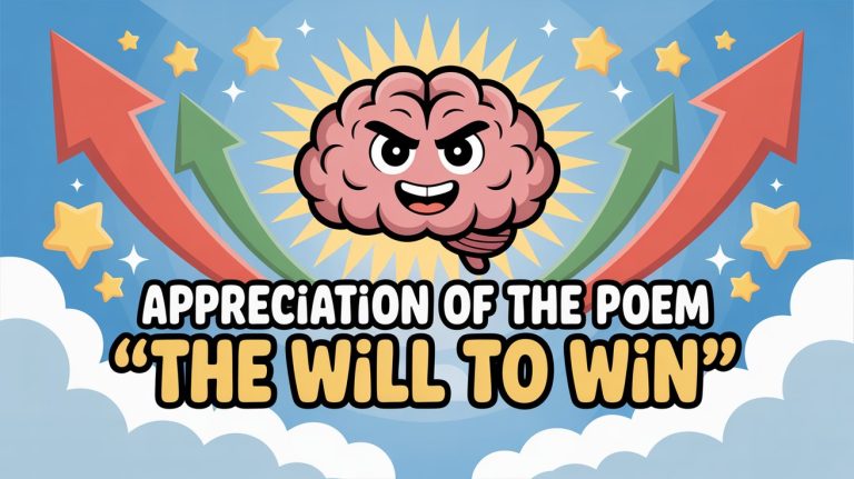 Simple Appreciation Of The Poem “The Will to Win” for Class 10