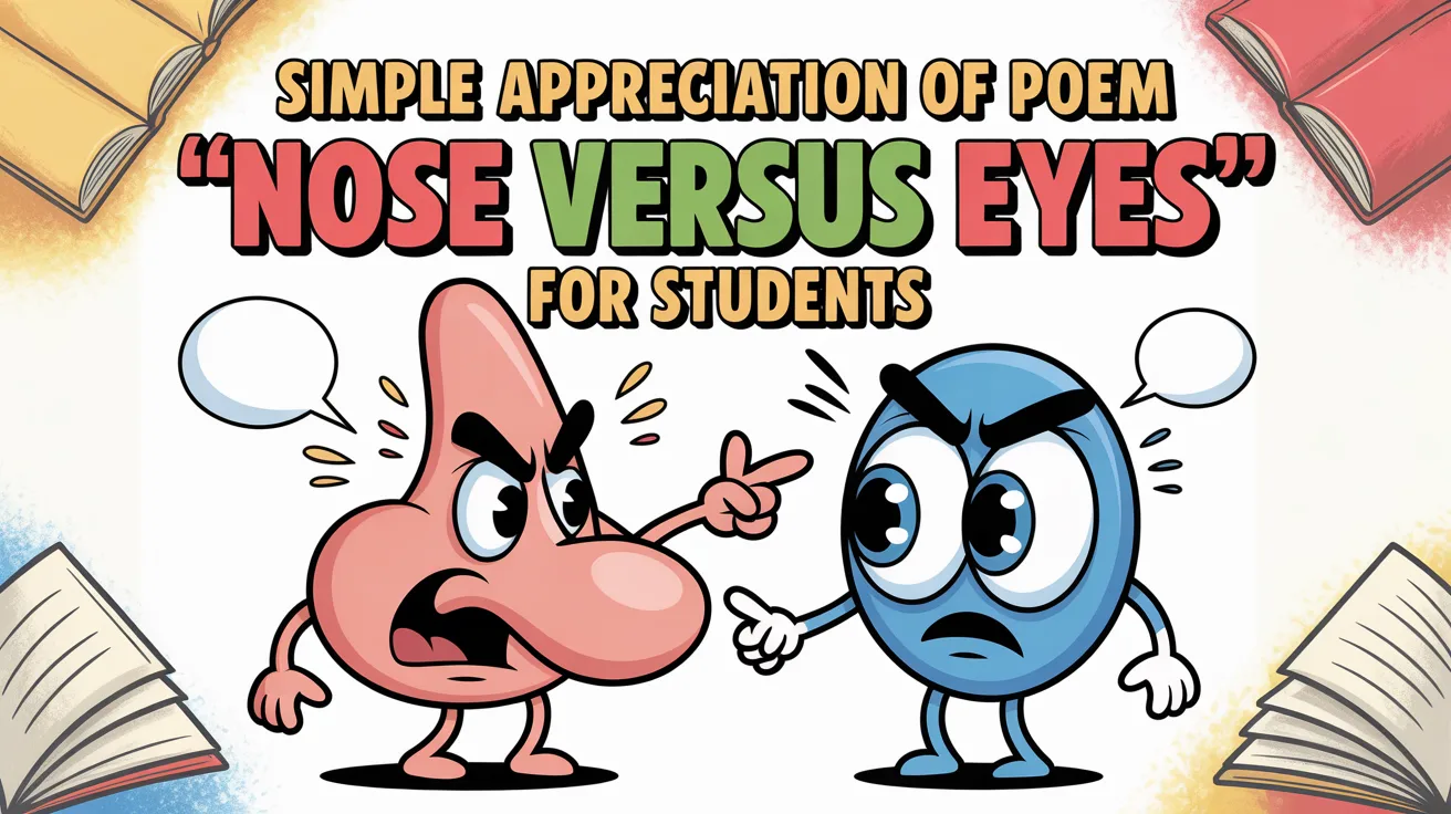Simple Appreciation of Poem “Nose versus Eyes” for Students